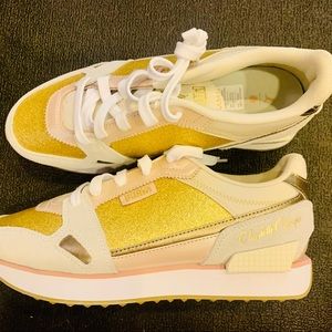 Gold, pink, white Charlotte Olympia PUMA. New!